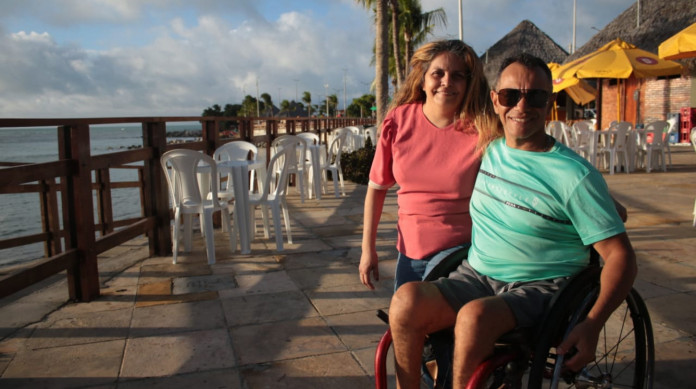 Darilene e Silvio Neves no Beira-Rio da Barra do Ceará