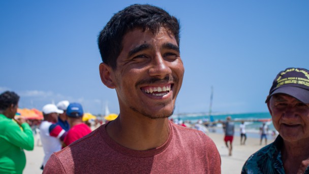 Ryan Silva, 19, foi o competidor mais jovem da regata. Ele chegou em 5º lugar