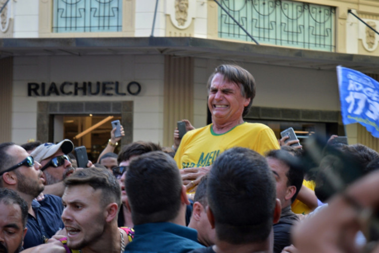 Bolsonaro levou a facada em 6 de setembro de 2018, em Juiz de Fora (MG)