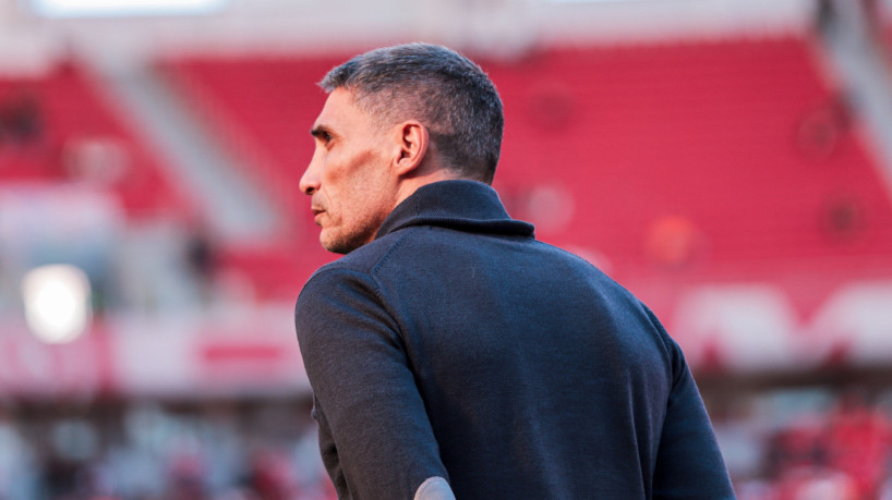 Técnico Juan Pablo Vojvoda no jogo Internacional x Fortaleza, no Beira-Rio, pelo Campeonato Brasileiro Série A 2023