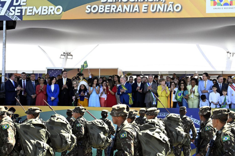 O Desfile do 7 de Setembro em Brasília tem previsão para duração de duas horas
