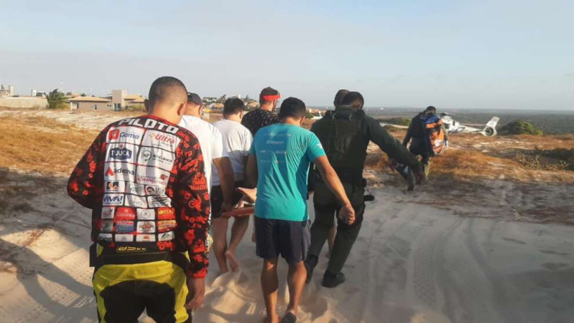 A aeronave Fênix 9 da Ciopaer foi acionada para realizar o transporte 