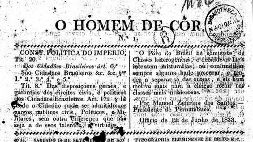 190 anos da imprensa negra: luta antirracista liga passado e presente. Biblioteca Nacional do Rio de Janeiro