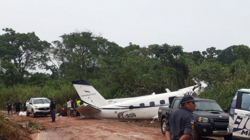 16/09/2023, Aeronave com 14 passageiros cai na cidade de Barcelos no Amazonas. Foto: Portal Remador