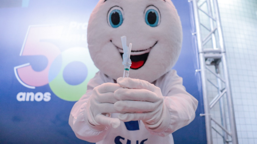 ￼ESTRATÉGIAS, como a volta do Zé Gotinha, foram usadas para fortalecer vacinação 