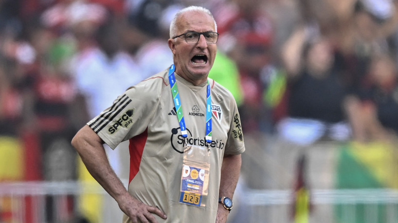 T&eacute;cnico Dorival J&uacute;nior no jogo Flamengo x S&atilde;o Paulo, no Maracan&atilde;, pela final da Copa do Brasil 2023