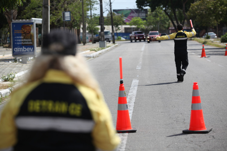 Foto de apoio ilustrativo; motorista teria sido parado durante uma blitz do Detran