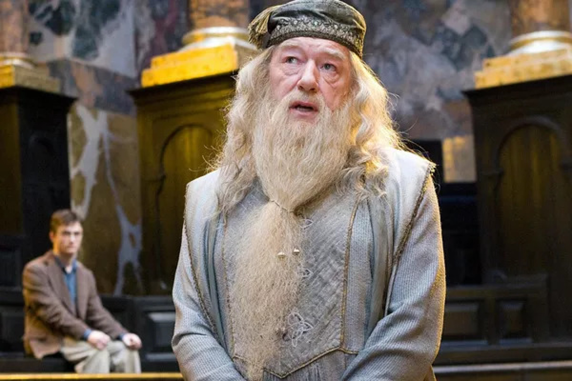 Michael Gambon, Dumbledore de Harry Potter (Foto: Reprodução/ Warner Bros.)