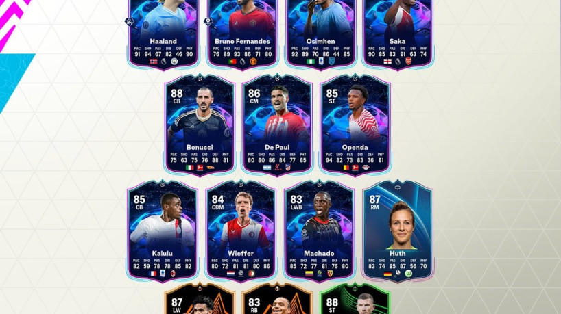 As cartas intituladas Road to the Knockouts receber&atilde;o upgrades no EA FC