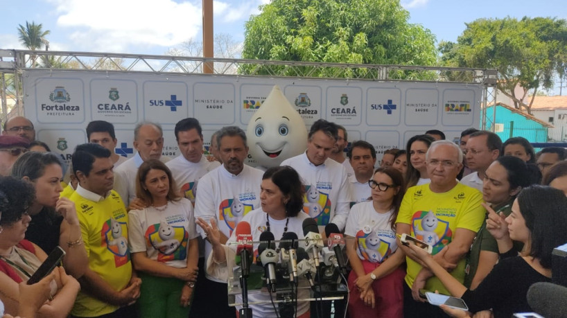 Lançamento Campanha Nacional de Vacinação, no Ceará, em 02 de outubro de 2023