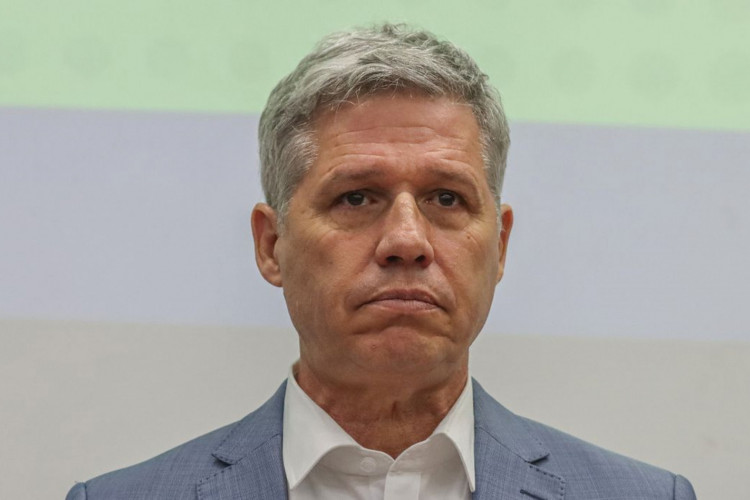 Brasília (DF) 20/09/2023 – O ministro Paulo Teixeira, durante lançamento do programa Quintais Produtivos das Mulheres Rurais. A iniciativa, que prevê 90 mil quintais produtivos estruturados no país até 2026, foi criada pelo presidente Lula em resposta às reivindicações da Marcha das Margaridas
Foto: Valter Campanato/Agência Brasil