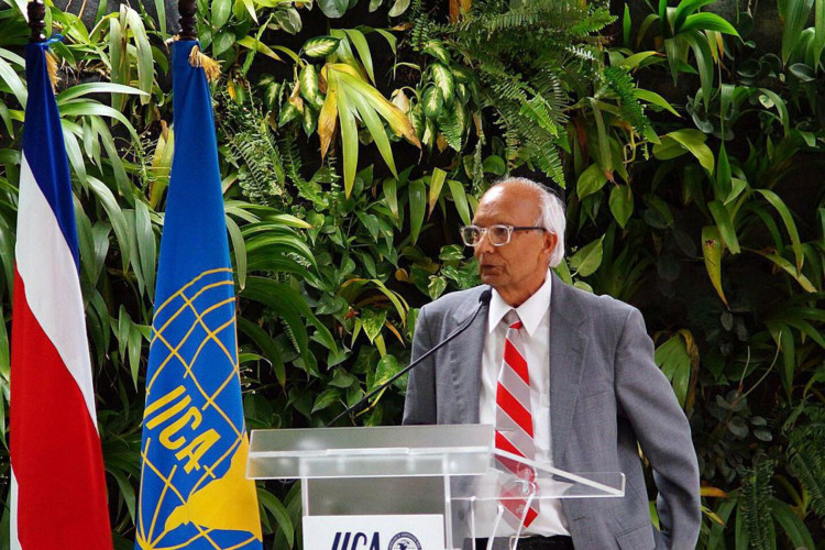 Instituto Interamericano de Cooperação para a Agricultura (IICA) - Rattan Lal.  Foto: IICA