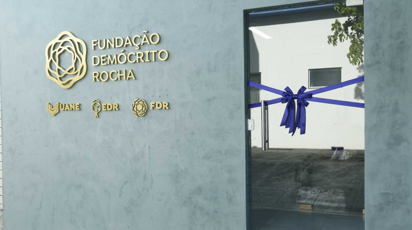 FORTALEZA-CE BRASIL 05-10-2023  Inaugura&ccedil;&atilde;o da fachada da FDR com Luciana Dummar Joao Dummar Neto
 (Foto: Joao Filho Tavares / O Povo)