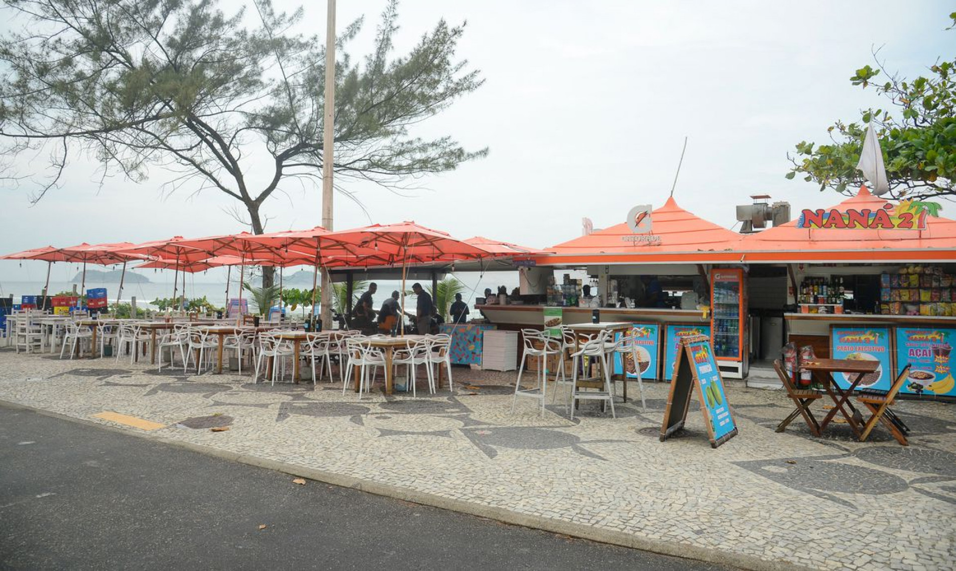 Rio de Janeiro (RJ), 05/10/2023 – Quiosque na Barra da Tijuca, zona oeste da capital fluminense onde médicos foram assassinados. Foto: Tomaz Silva/Agência Brasil (Foto: Tomaz Silva/Agência Brasil)