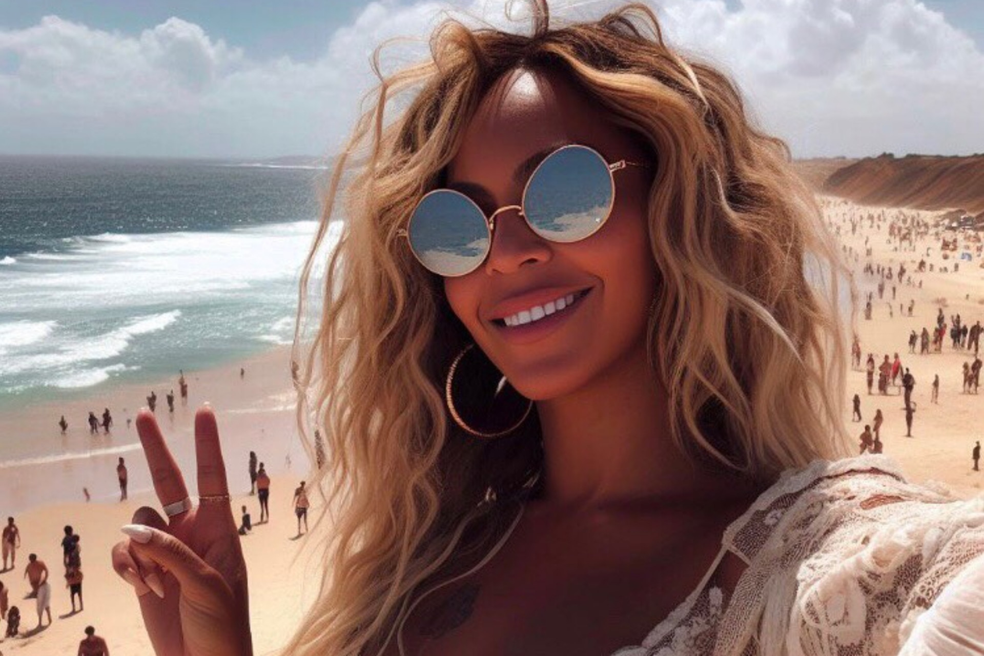 Beyoncé no Ceará através de inteligência artificial