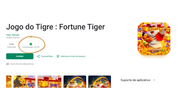 Jogo do Tigre registra 2,5 milhões de downloads no Brasil e some