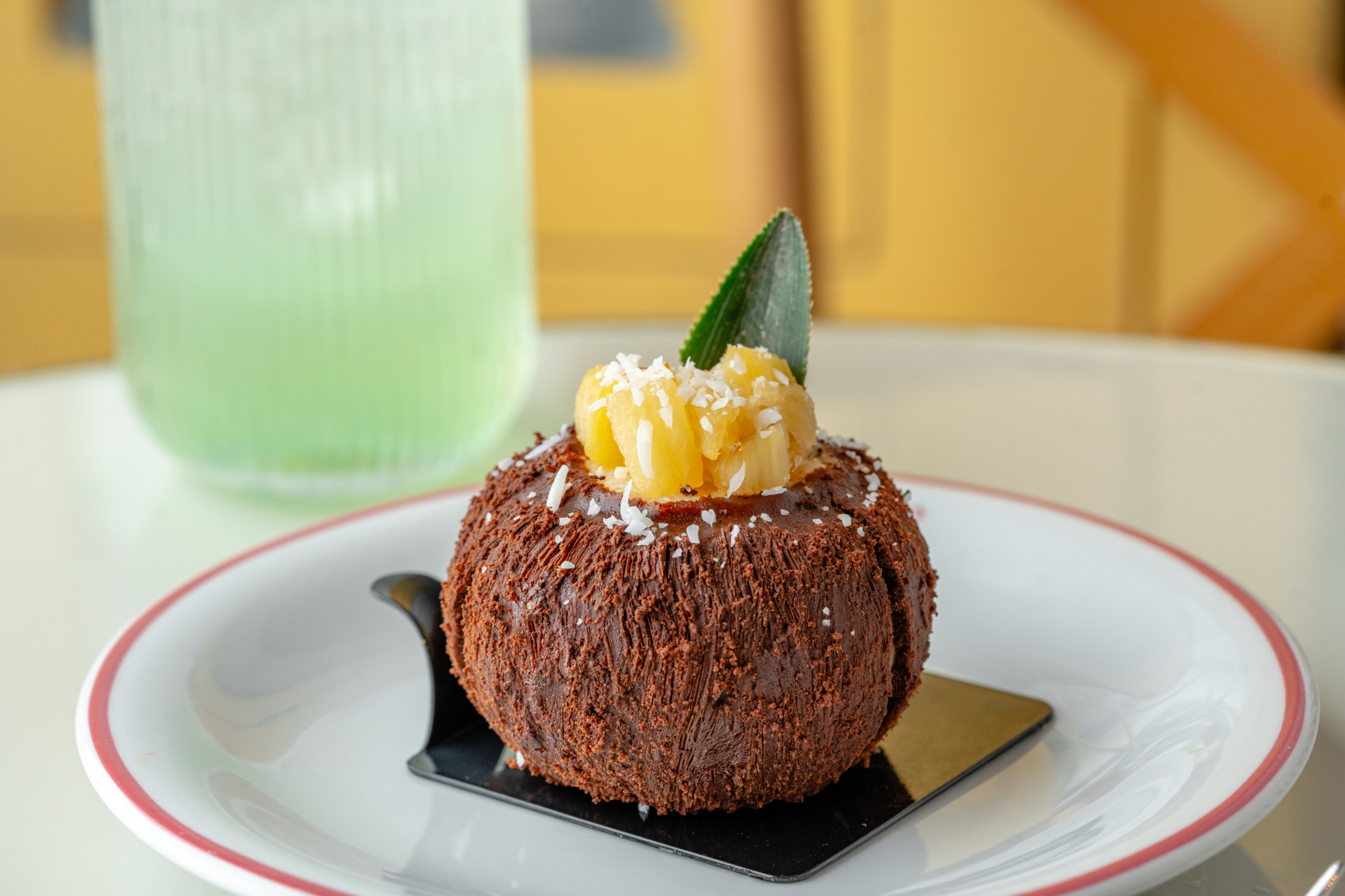 Entremet de Coco com Abacaxi