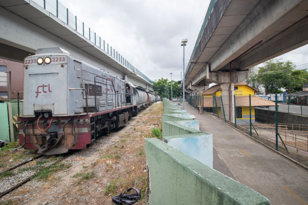 FORTALEZA, CEARÁ, BRASIL, 19-10-2023: Situação atual da  Estação de trem da Parangaba, se está sendo preservada e seu valor histórico. (Foto: Samuel Setubal/ O Povo)(Foto: Samuel Setubal)
