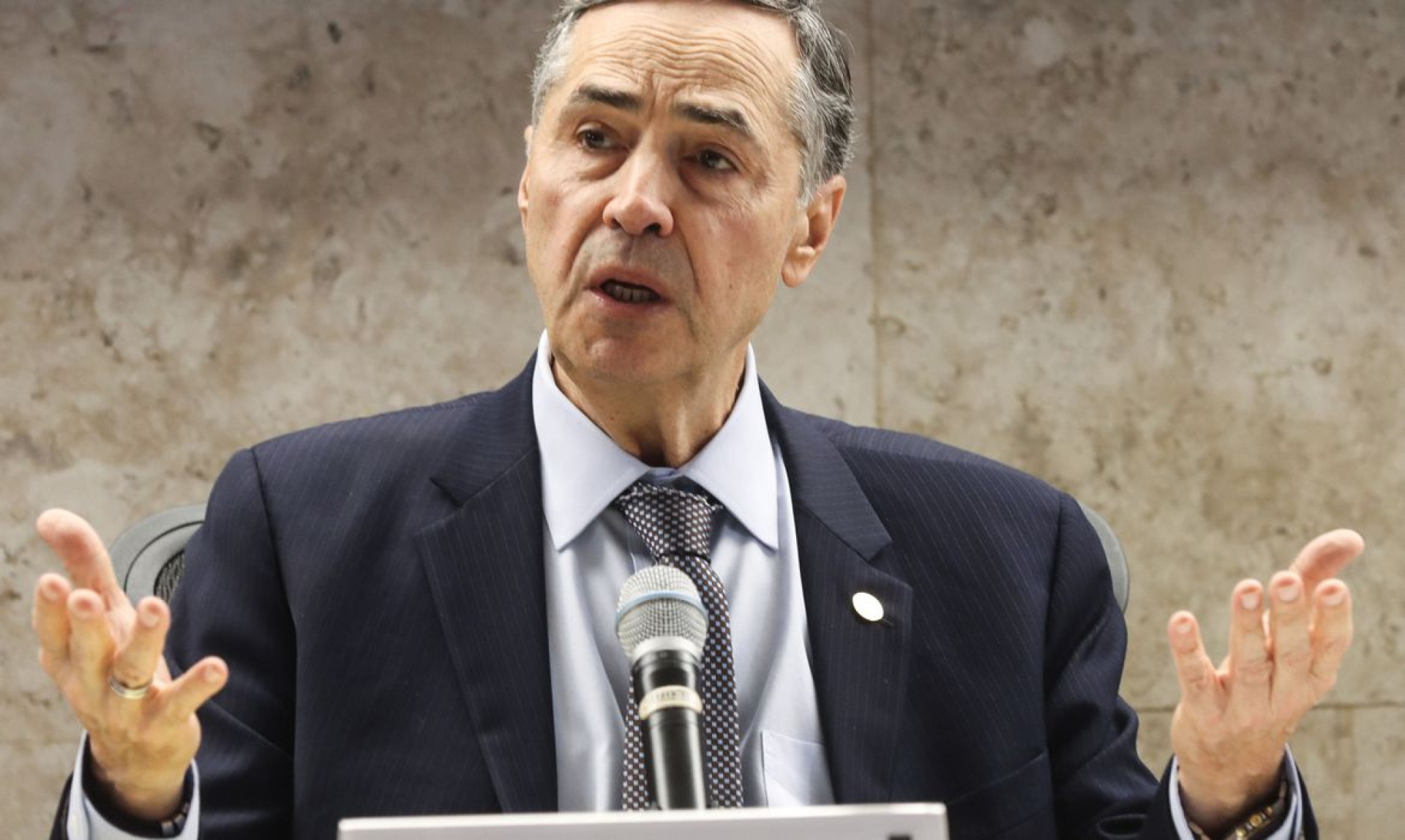 Presidente do STF, ministro Luís Roberto Barroso. 