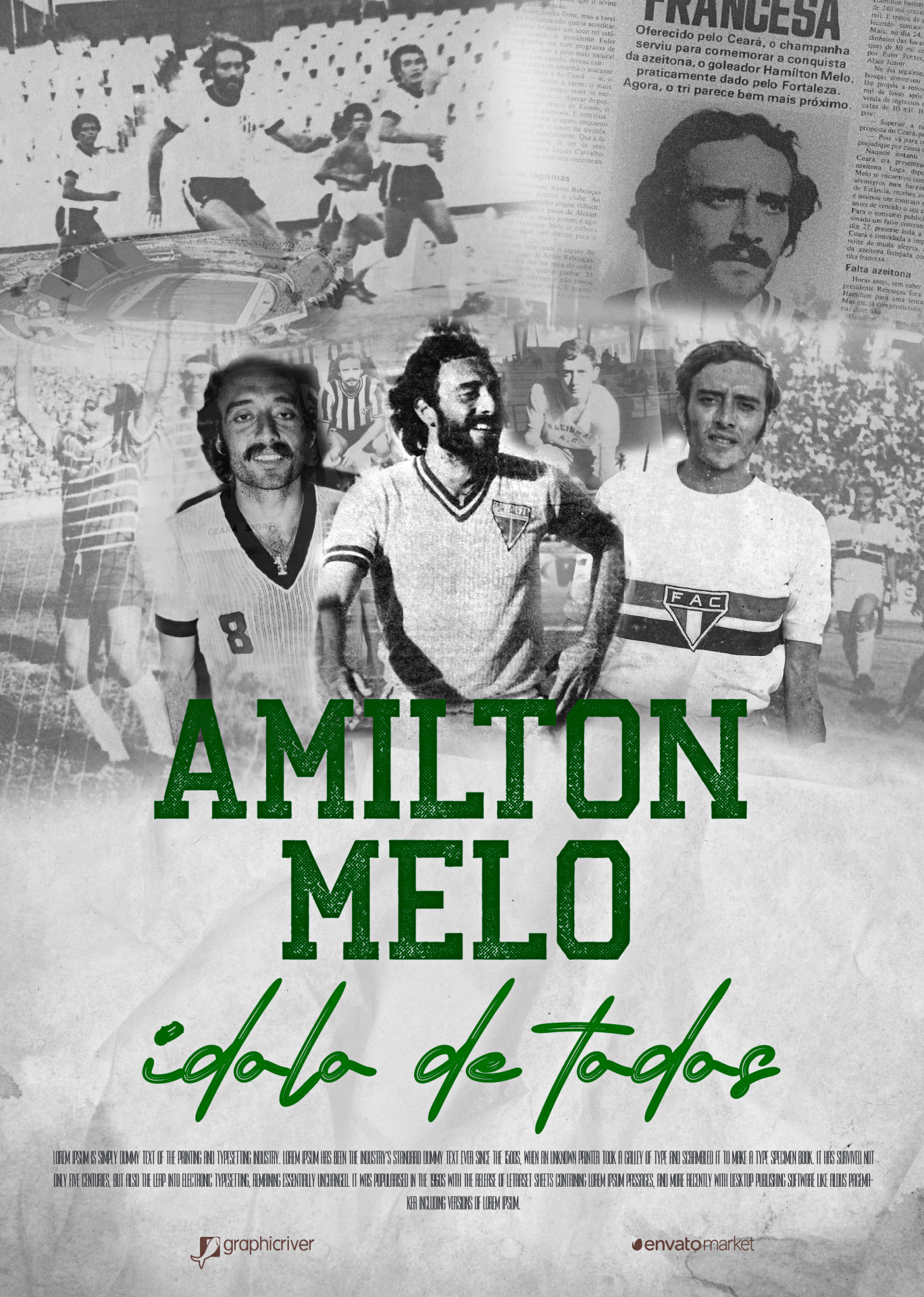 Cartaz do filme Amilton Melo - ídolo de todos
