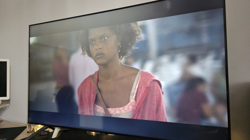 Qualidade de imagem na TV Crystal UHD CU7700, da Samsung, &eacute; mediana, mas resolu&ccedil;&atilde;o 4K &eacute; ponto de destaque