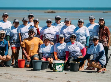 Grupo de Marisqueiras no Banco dos Cajuais 