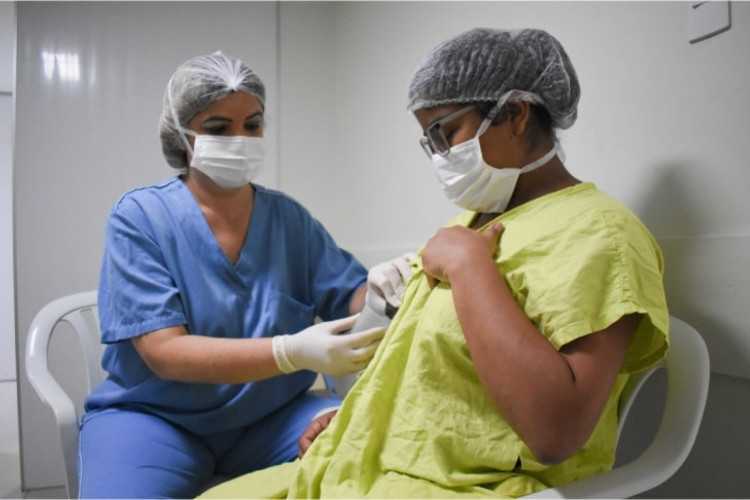 A doação da lactante também pode ser recebida em casa