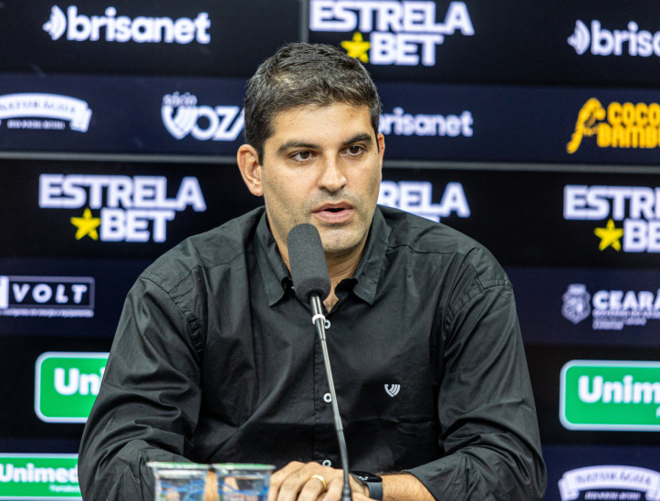 Lucas Drubscky, novo executivo de futebol do Ceará, exaltou a estrutura do clube 