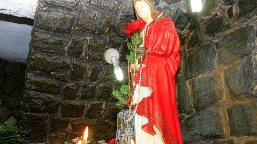 Santa Bárbara é considerada a protetora contra os raios e trovões (Imagem: Joa Souza | Shutterstock)