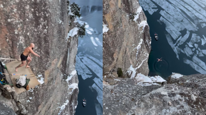 Ken bateu o recorde mundial de mergulho profundo mais alto