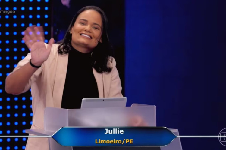 De pernambuco, Jullie se tornou a primeira vencendora do prêmio máximo de 