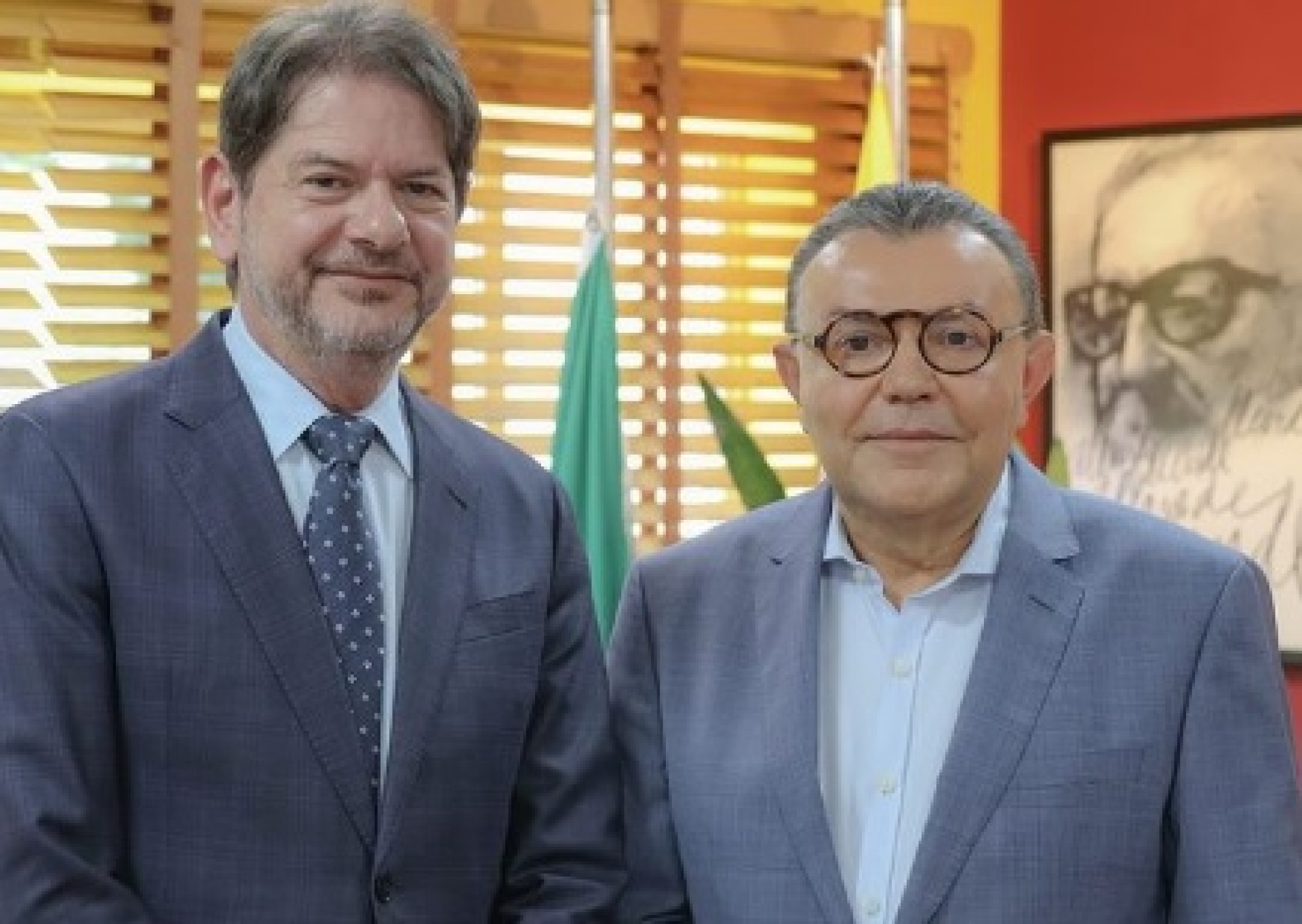 SENADOR Cid Gomes e o presidente nacional do PSB, Carlos Siqueira (Foto: Reprodução/Instagram)