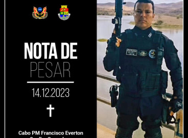 Morre o cabo da Polícia Militar, Francisco Everton Coelho Gonçalves, aos 38 anos, na cidade de Milagres  