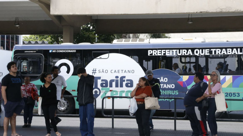 Em um mês de gratuidade, São Caetano do Sul dobra usuários de ônibus