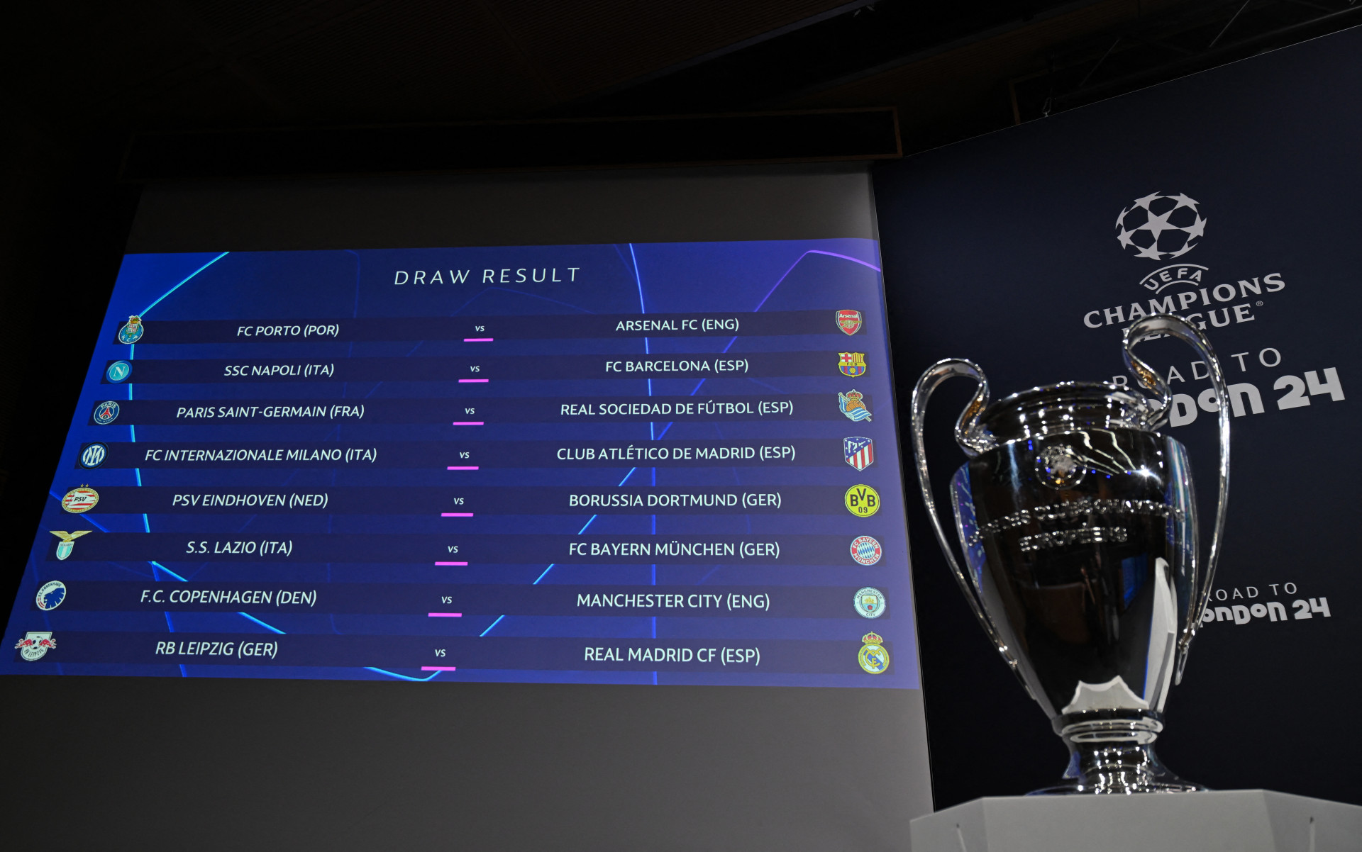 Champions League: sorteio define confrontos das quartas de final
