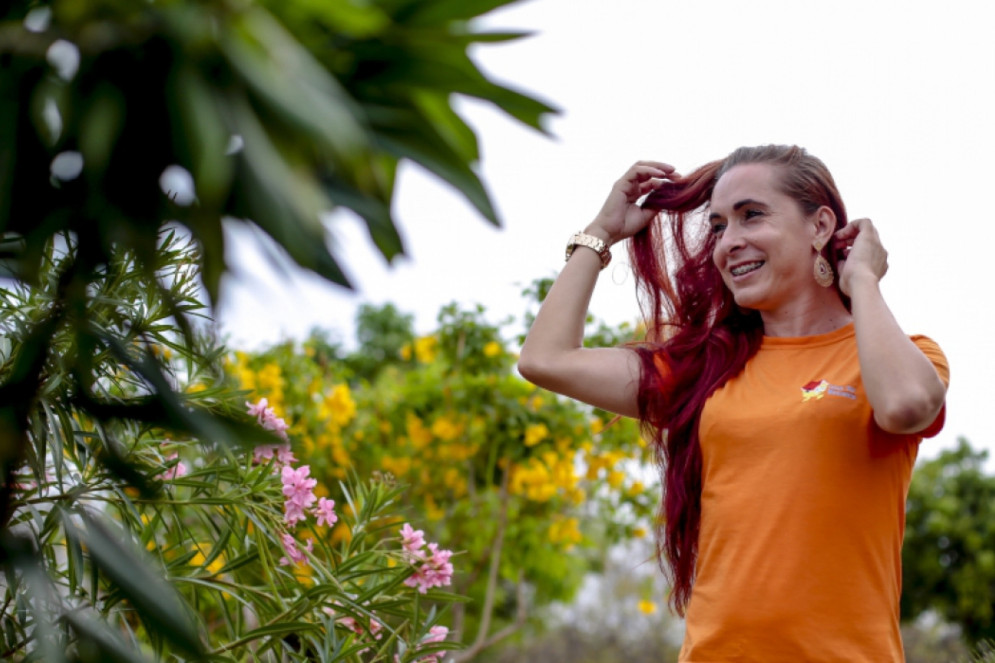 Sabrina Luz, trabalha na Associação Casa do Sol nascente Sabrina Luz, trabalha na Associação Casa do Sol nascente