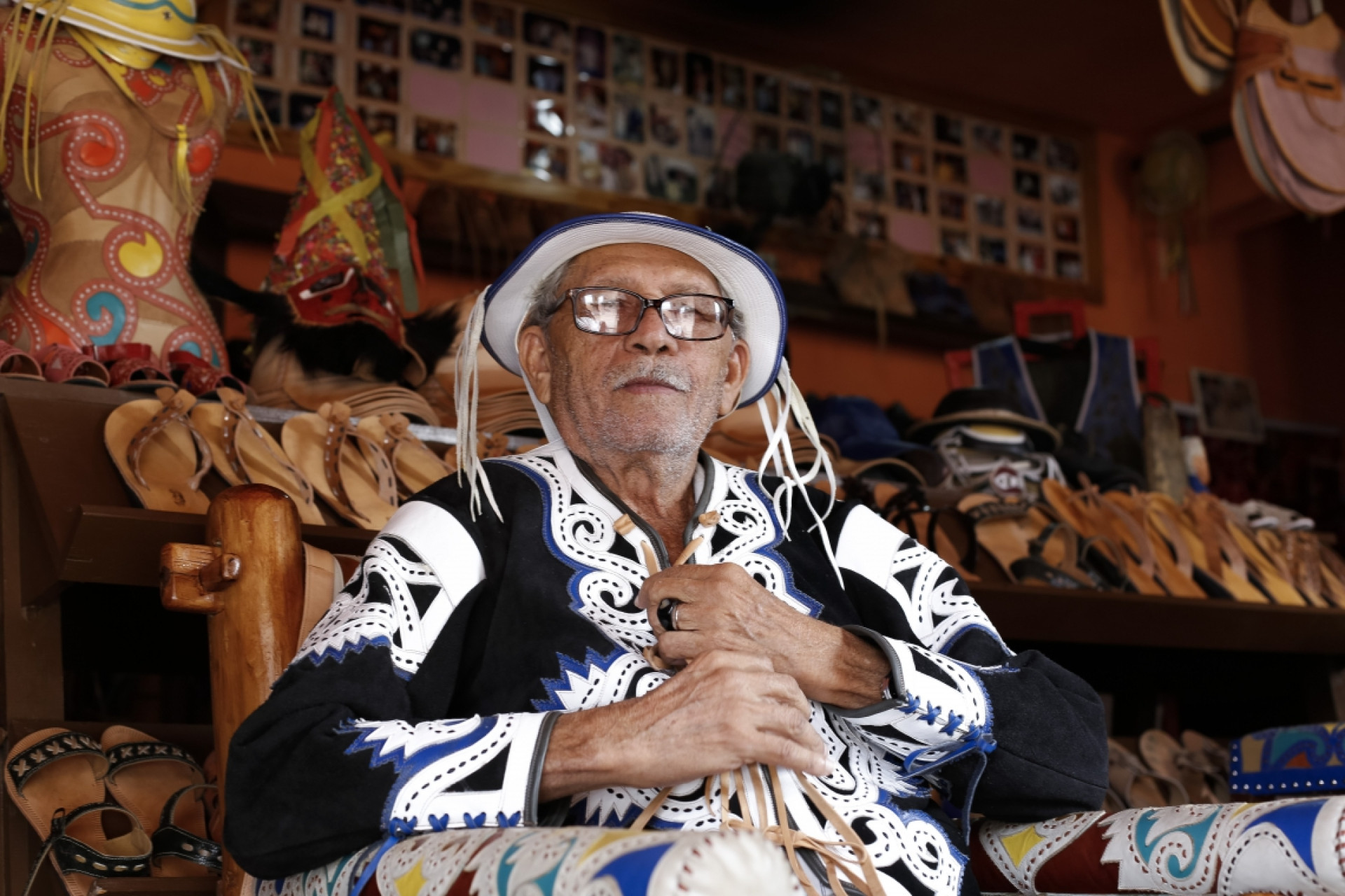 Espedito Seleiro conquista Prêmio Funarte Mestres e Mestras da Arte
 (Foto: Tatiana Fortes em 24-06-2017)