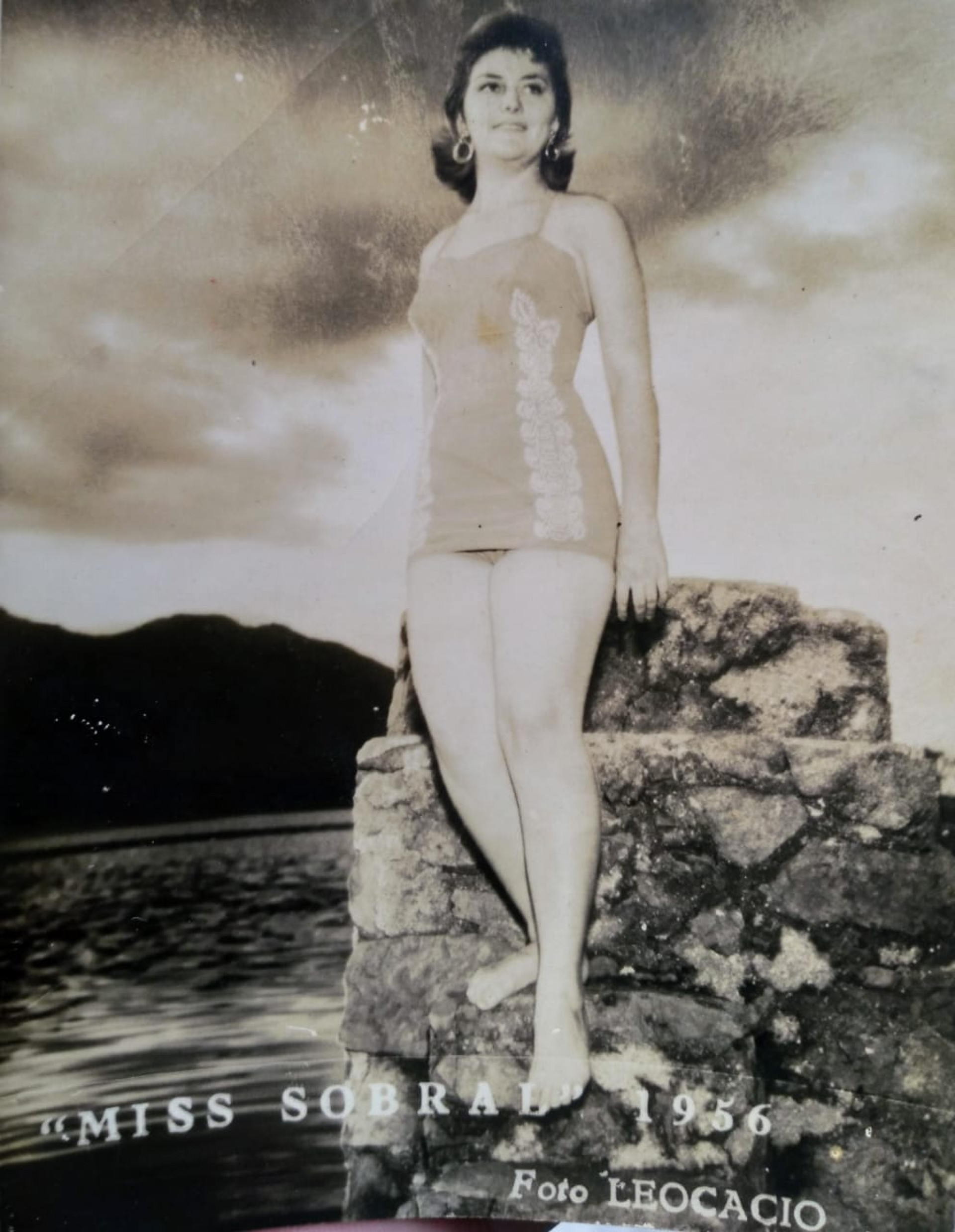 Zeliza Moraes de Andrade foi a primeira Miss do Cear&aacute; a usar mai&ocirc; em fotografias 