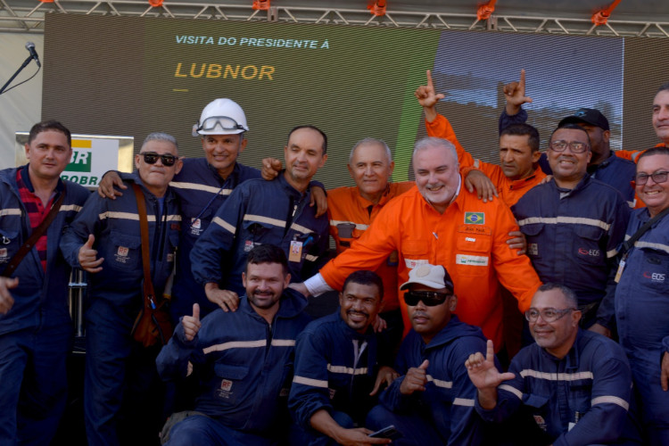 ￼O presidente da Petrobras, Jean Paul Prates visitou a Lubnor, em Fortaleza