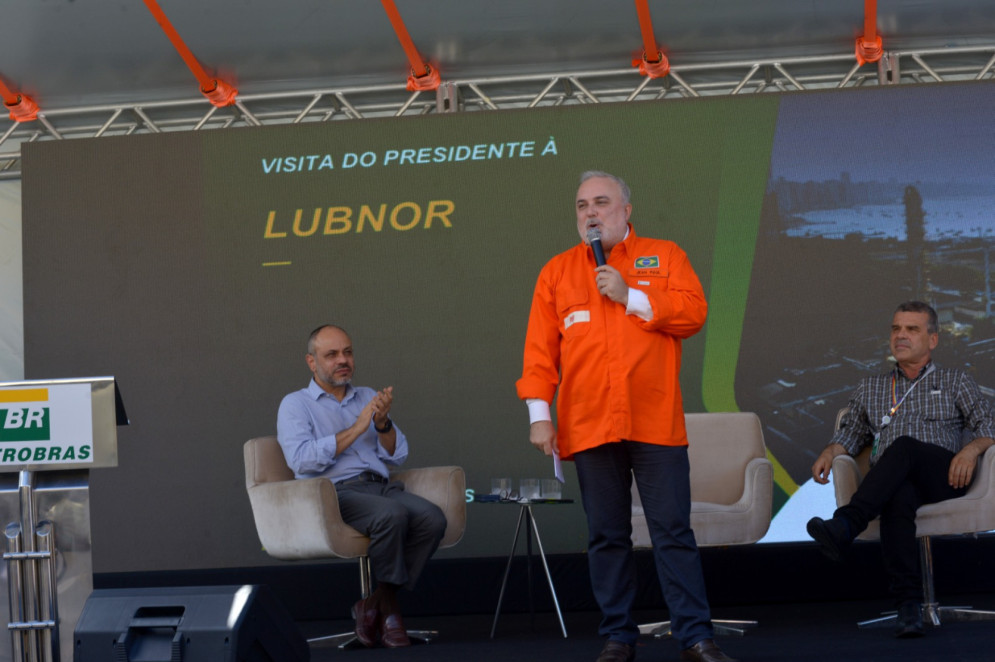 O presidente da Petrobras, Jean Paul Prates visitou a Lubnor, em Fortaleza