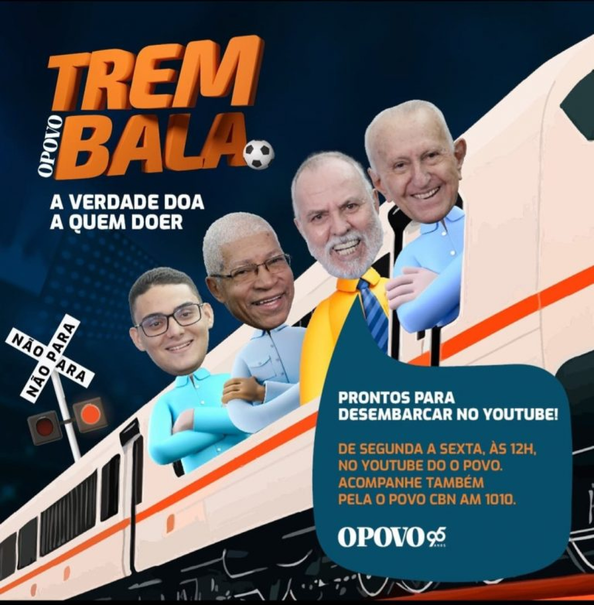Uma das peças da campanha de divulgação de estreia do Trem Bala (Foto: Divulgação)
