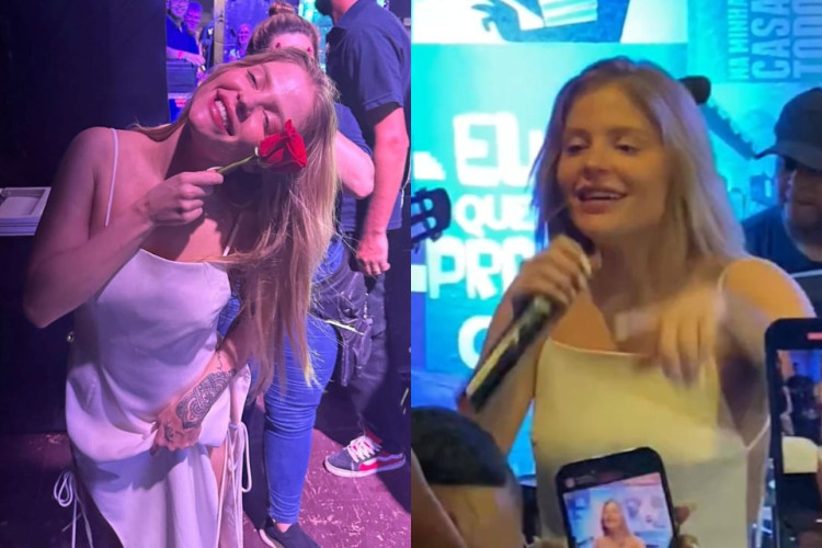 Luísa Sonza canta pagode no Meireles e faz participação especial no show do Roberto Carlos