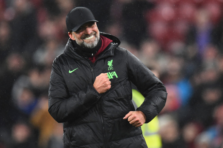 Técnico Jürgen Klopp no jogo Liverpool x Newcastle, em Anfield, pela Premier League