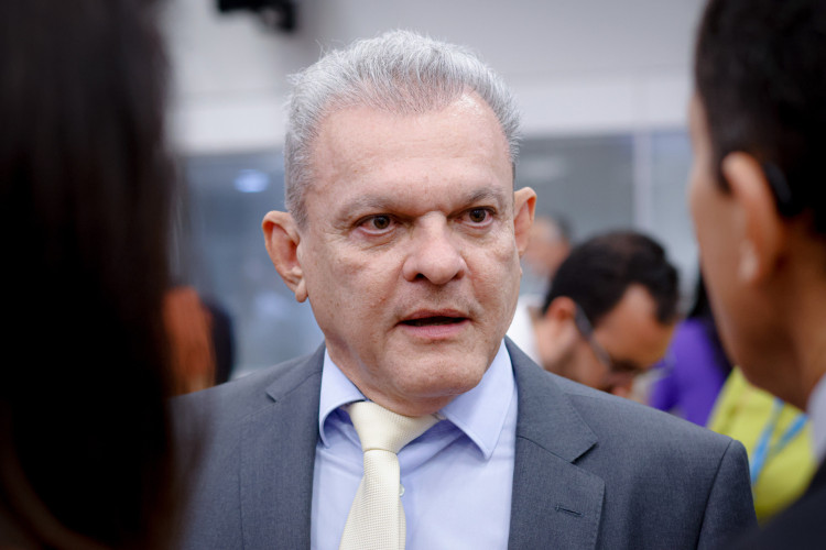 FORTALEZA-CE, BRASIL, 08-01-2023:  Sarto Nogueira. Rholden Queiroz é eleito presidente do TCE-CE para o biênio 2024-2025
. (Foto: Aurélio Alves/O Povo)