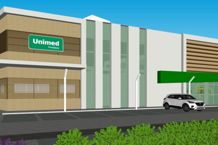 Projeto de como ficará o novo Pronto Atendimento da Unimed Fortaleza na Aldeota