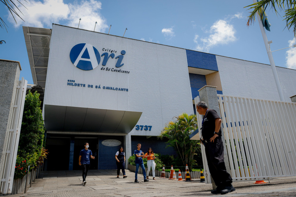 Fundado em dezembro de 2000, o Colégio Ari de Sá possui cinco unidades e uma em construção no bairro de Fátima(Foto: AURÉLIO ALVES)