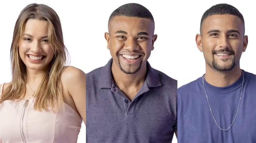 Beatriz, Davi e Lucas Pizane estão no terceiro Paredão do Big Brother Brasil 2024 (BBB 24). 