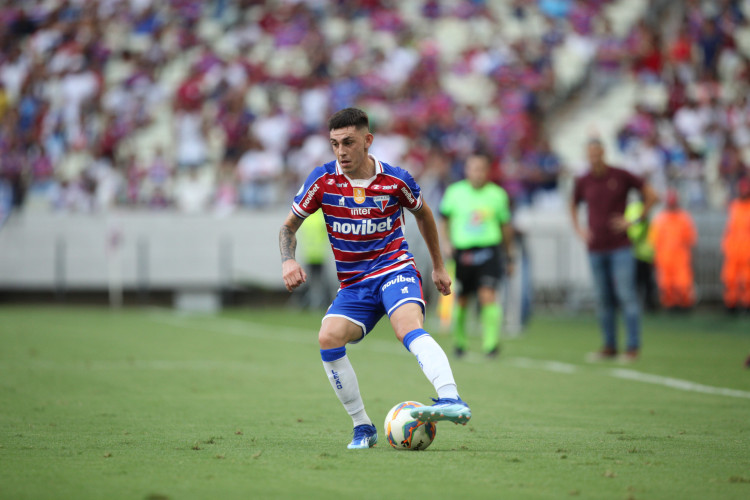 FORTALEZA, CEARÁ, BRASIL, 20.01.2024: Gonzalo Escobar. Jogo pelo campeonato cearense de futebol, Fortaleza vs Horizonte, arena Castelão.