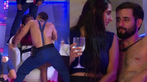 Brothers ficam em clima de romance durante festa no BBB 24. 