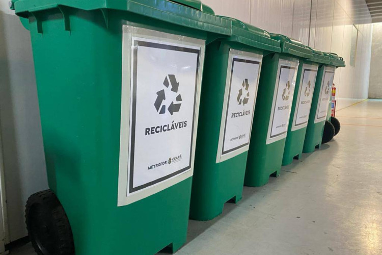 Entre julho e dezembro de 2023, programa coletou 1.040 quilos de materiais recicláveis